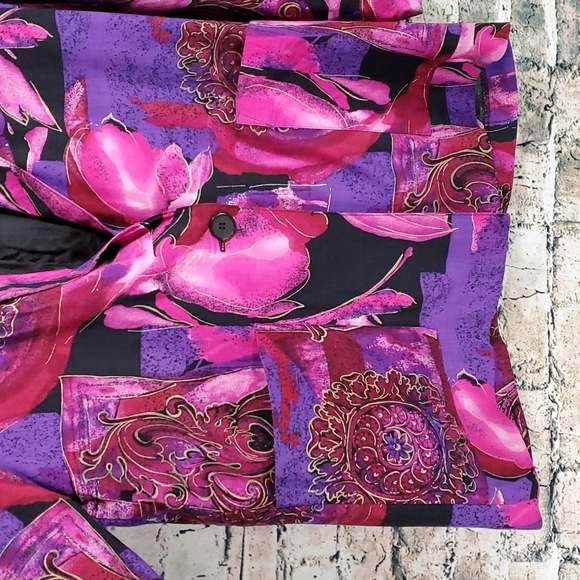 Vintage | Kensington Square 80s Pink and Purple Blazer Jacket - Picture 6 of 9